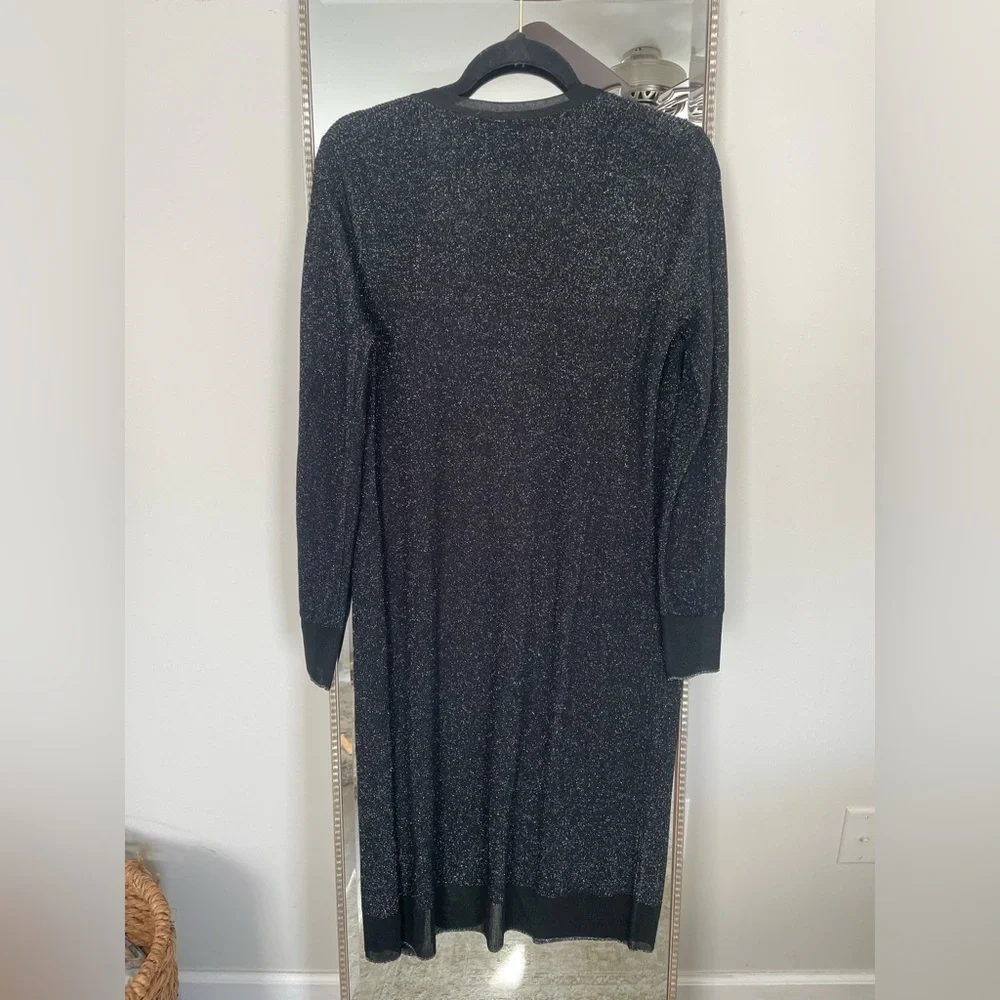Rag & Bone Metallic Wool Blend Duster Cardigan - Picture 8 of 10